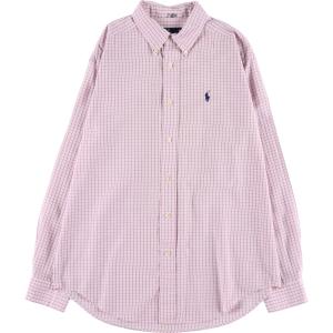 古着 ラルフローレン POLO RALPH LAUREN STRETCH POPLIN ワイドカラー  長袖 コットンストライプシャツ メンズS相当/eaa562047 古着 ラルフローレン Ralph Lauren POLO RALPH LAUREN STRETCH