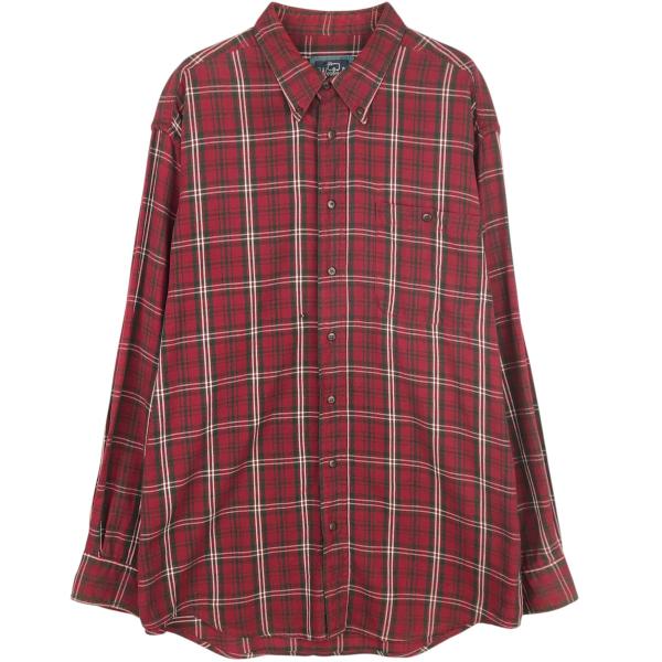 古着 90年代~ ウールリッチ WOOLRICH 長袖 ボタンダウンチェックシャツ メンズL相当 ヴ...