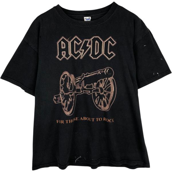 古着 アンビル Anvil AC/DC エーシーディーシー バンドTシャツ バンT メンズXL相当 ...