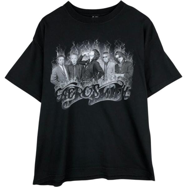 古着 GIANT AEROSMITH エアロスミス バンドTシャツ バンT USA製 メンズXL相当...