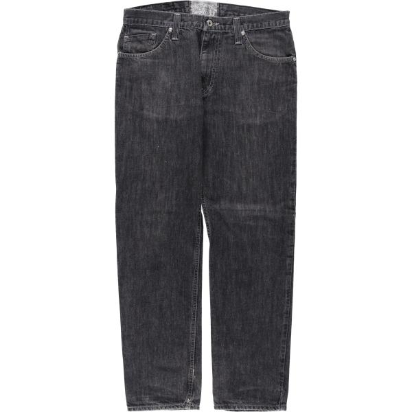 古着 ステューシー STUSSY WORKGEAR ブラックデニム ストレートデニムパンツ メンズw...