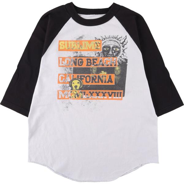 古着 SUBLIME サブライム 七分袖 ロンT バンドTシャツ バンT メンズS相当 /eaa50...