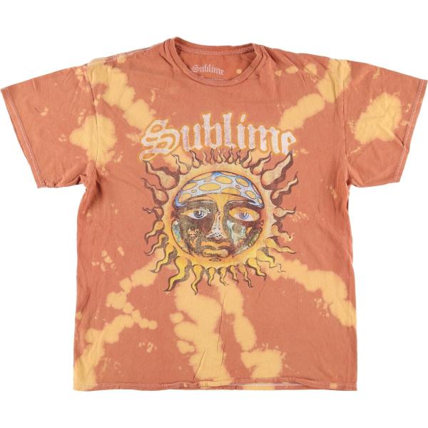 古着 SUBLIME サブライム タイダイ柄 バンドTシャツ バンT メンズM相当 /eaa5019...
