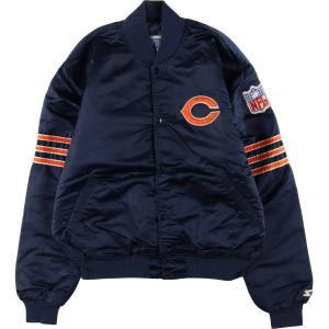 STARTER◇〜90S/ニューヨーク・メッツ/スタジャン/L/ナイロン/BLU/無地