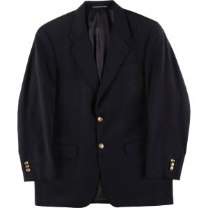 エルメス　HERMES 金ボタン　テーラードジャケット カシミヤ　紺ブレ HERMES - 極美品 Vintage エルメス HERMES ジャケット