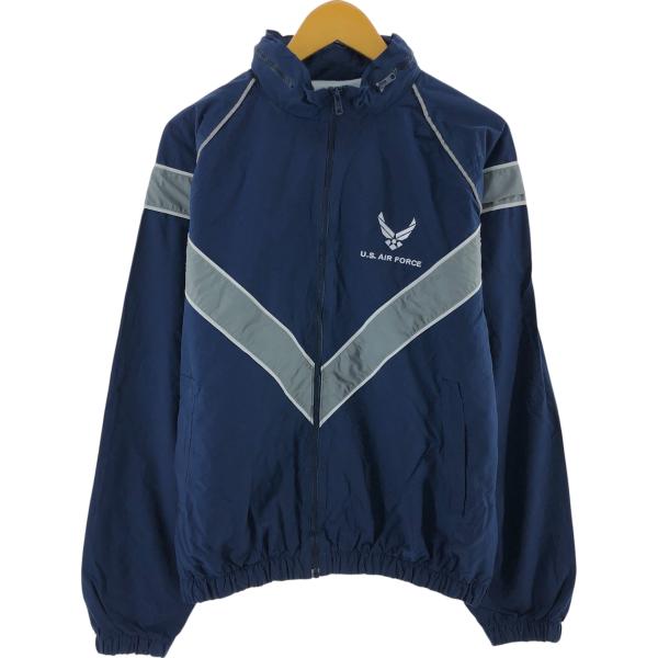 古着 米軍実品 U.S.AIR FORCE SKILCRAFT PTU トレーニングジャケット ナイ...