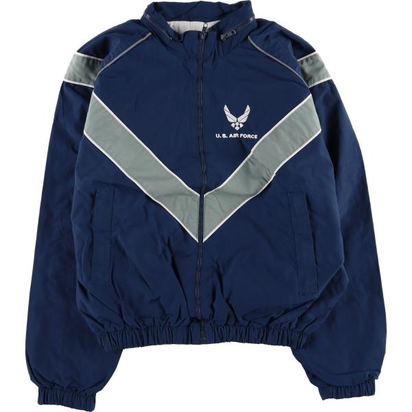 古着 米軍実品 U.S.AIR FORCE 00年代 PTU トレーニングジャケット ナイロンジャケ...