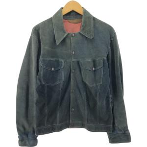 古着 スエードレザージャケット メンズL相当 /eaa527464 : 古着屋JAM  