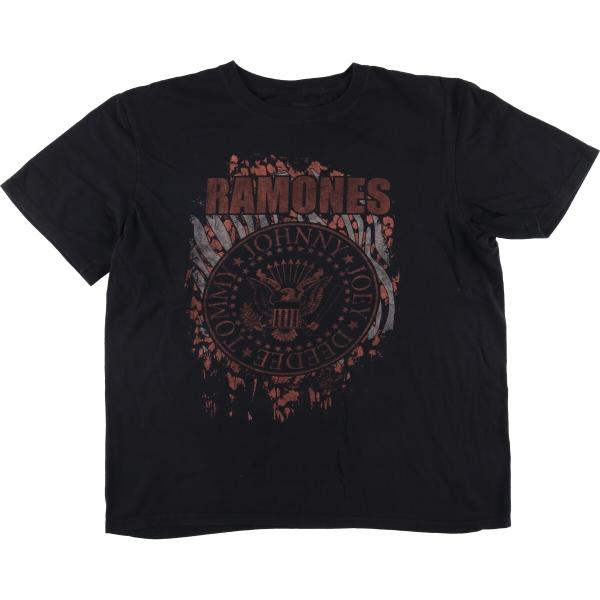 古着 RAMONES ラモーンズ バンドTシャツ バンT メンズXL相当 /eaa534999