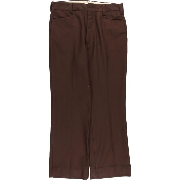 古着 70~80年代 ディッキーズ Dickies スラックスパンツ メンズw33相当 ヴィンテージ...