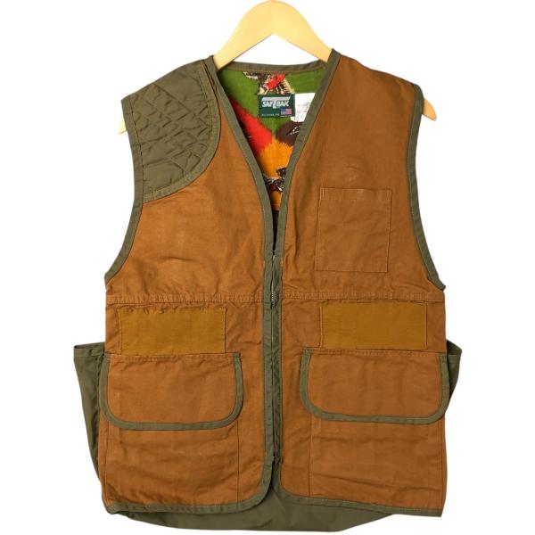 古着 80年代 SAFTBAK ハンティングベスト USA製 メンズM相当 /eaa540102 【...