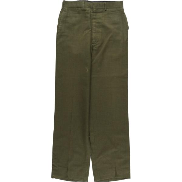 古着 80年代 米軍実品 ミリタリー ウールパンツ トラウザーズ USA製 メンズw33相当 ヴィン...