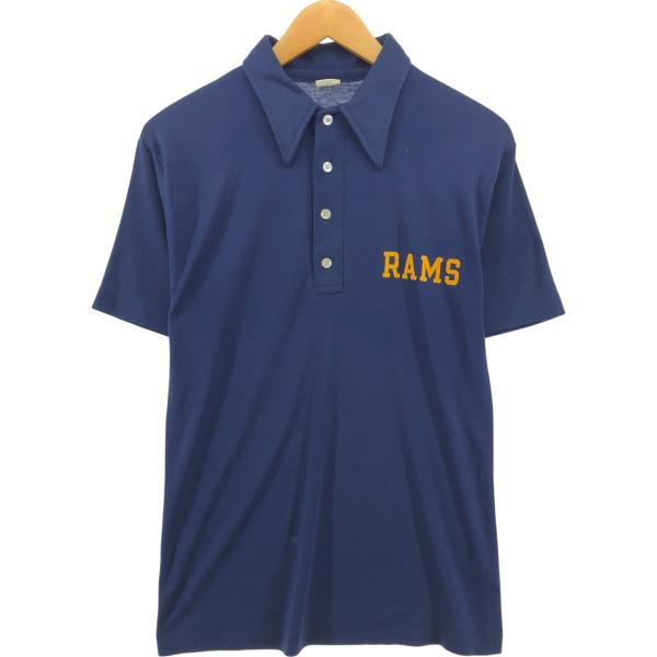 古着 70年代 チャンピオン Champion バータグ 半袖 ポロシャツ USA製 メンズM相当 ...