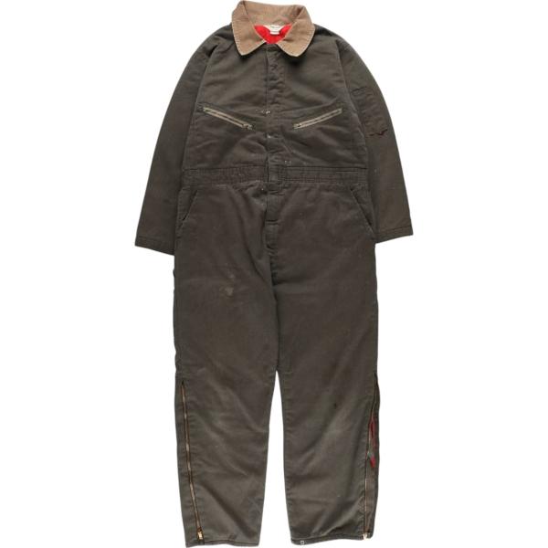古着 70年代 キー Key IMPERIAL 中綿入り 長袖 オールインワン つなぎ USA製 メ...
