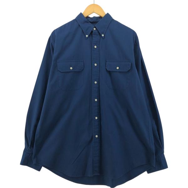 古着 ランズエンド LANDS' END 長袖 ボタンダウンシャツ メンズL相当 /eaa55436...