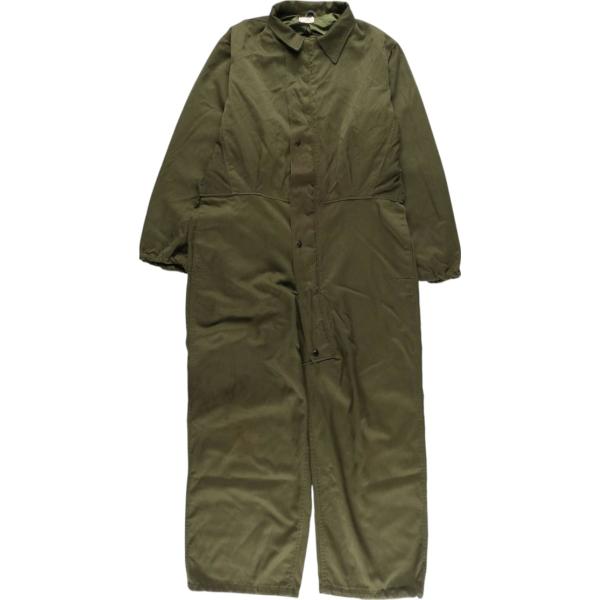 古着 80年代 米軍実品 長袖 オールインワン つなぎ USA製 MEDIUM メンズM相当 ヴィン...