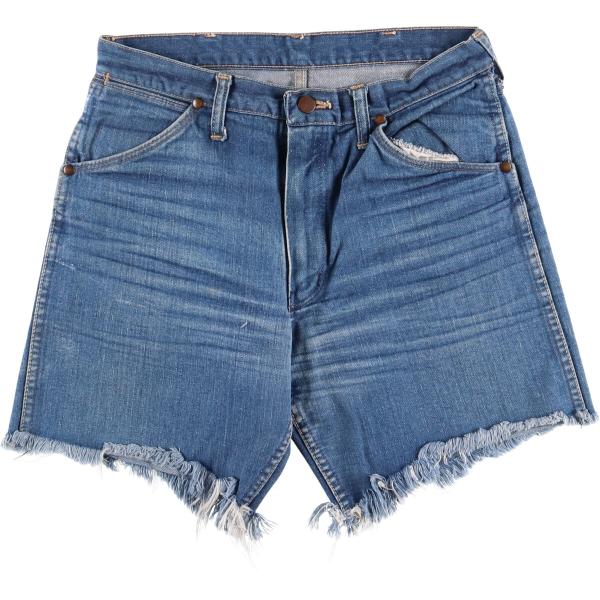 古着 70~80年代 ラングラー Wrangler カットオフ デニムショーツ ショートパンツ US...
