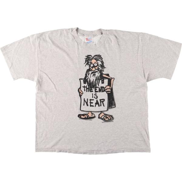 古着 90年代 ヘインズ Hanes HEAVYWEIGHT 50/50 メッセージプリントTシャツ...