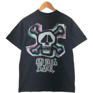 古着 00年代~ ステューシー STUSSY ドクロ柄 スカル柄 サーフ スケートTシャツ メンズM相当 /eaa564540 【SS2603_30】