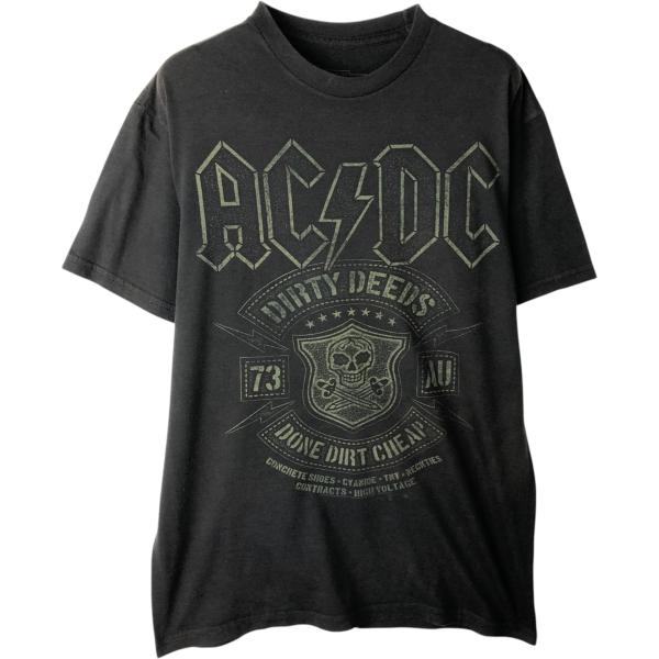 古着 Live Nation Merchandise AC/DC エーシーディーシー ドクロ柄 スカ...
