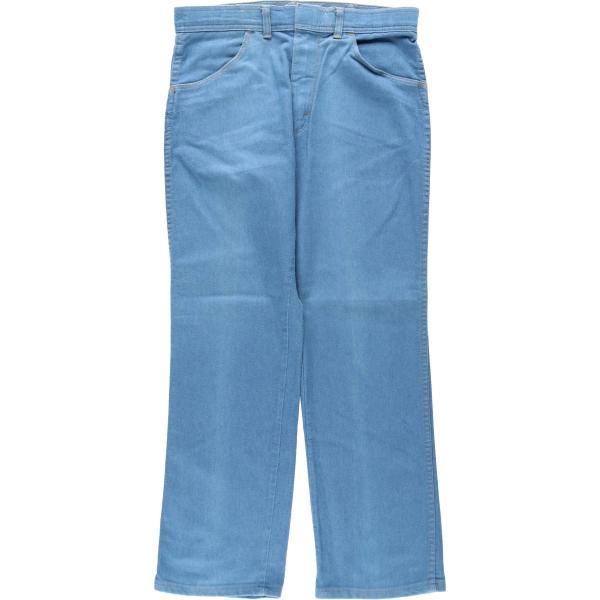 古着 80~90年代 ラングラー Wrangler ストレートデニムパンツ USA製 メンズw35相...