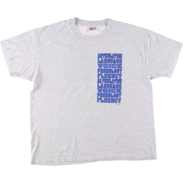 古着 90年代 ヘインズ Hanes HEAVYWEIGHT 50/50 プリントTシャツ USA製...