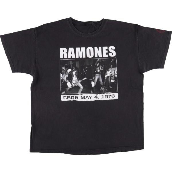 古着 RAMONES ラモーンズ バンドTシャツ バンT メンズXL相当 /eaa575108