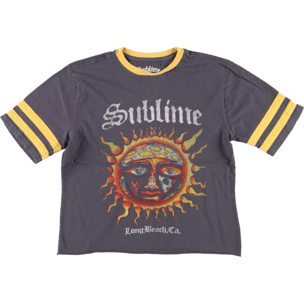 古着 SUBLIME サブライム カットオフ バンドTシャツ バンT レディースM相当 /eaa57...