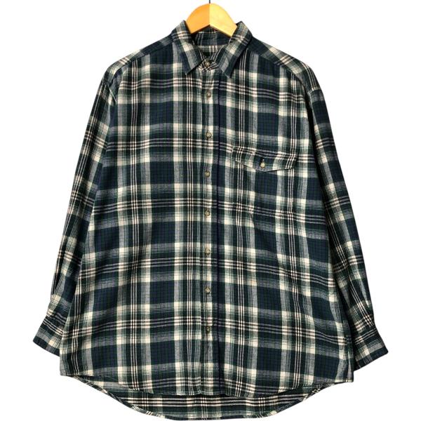 古着 90年代~ ウールリッチ WOOLRICH 長袖 フランネルチェックシャツ メンズL相当 ヴィ...