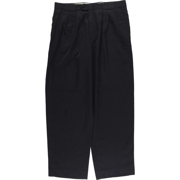 古着 Bachrach スリータック スラックスパンツ USA製 メンズw35相当 /eaa5779...