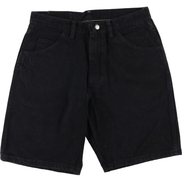 古着 80~90年代 ラングラー Wrangler ブラックデニムショーツ ショートパンツ USA製...
