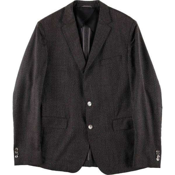 古着 ヒューゴボス HUGO BOSS 千鳥格子柄 ウールテーラードジャケット メンズM相当 /ea...