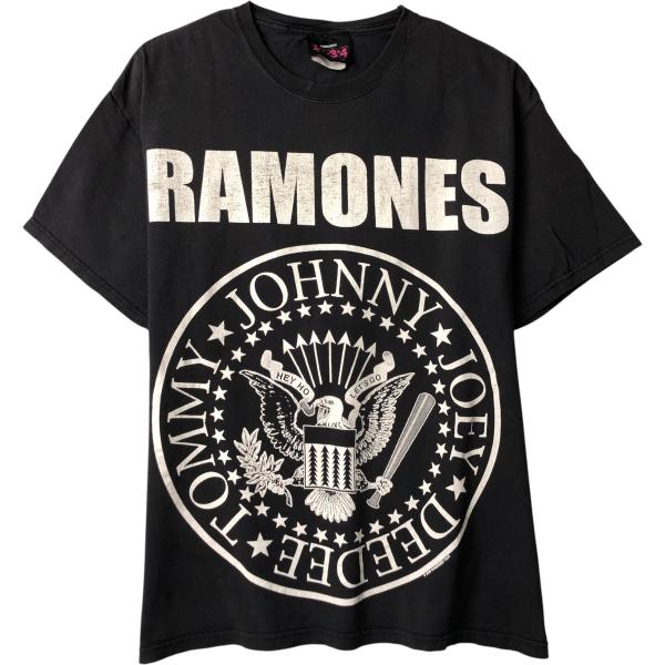 古着 RAMONES ラモーンズ 鷲柄 イーグル柄 バンドTシャツ バンT メンズL相当 /eaa5...