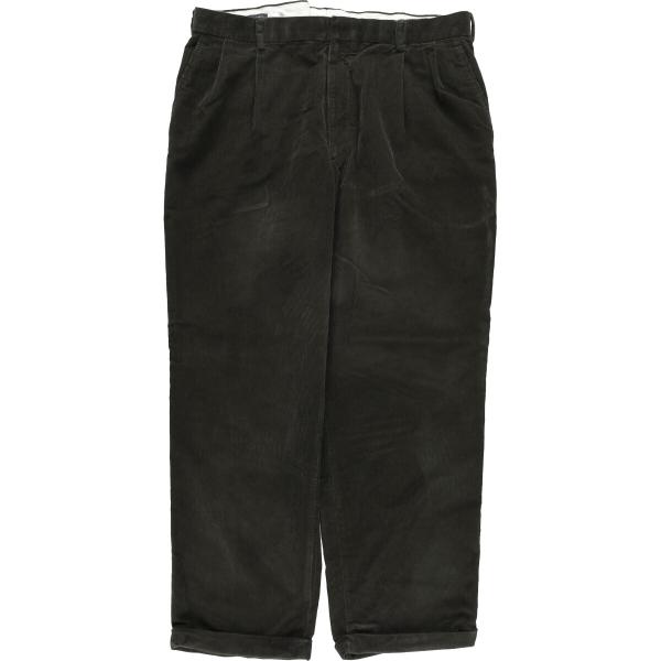 古着 ランズエンド LANDS' END ツータック コーデュロイパンツ メンズw36相当  /ea...