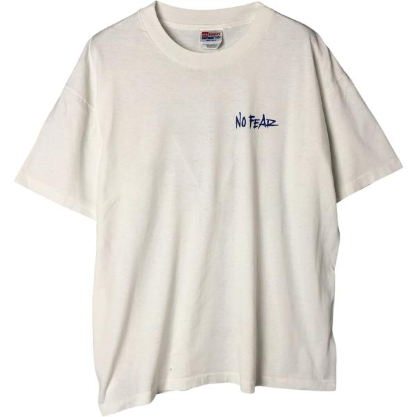 古着 90年代 ヘインズ Hanes HEAVYWEIGHT 50/50 プリントTシャツ USA製...