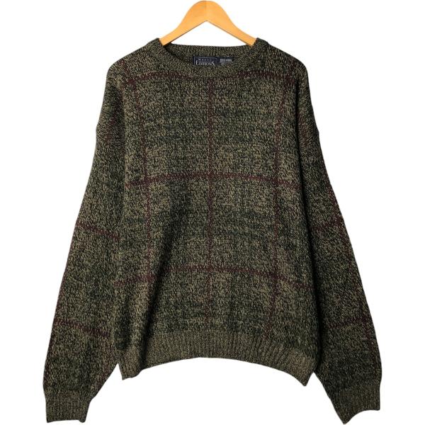 古着 BASIC EDITIONS アクリルニットセーター メンズXL相当 /eaa584934 【...