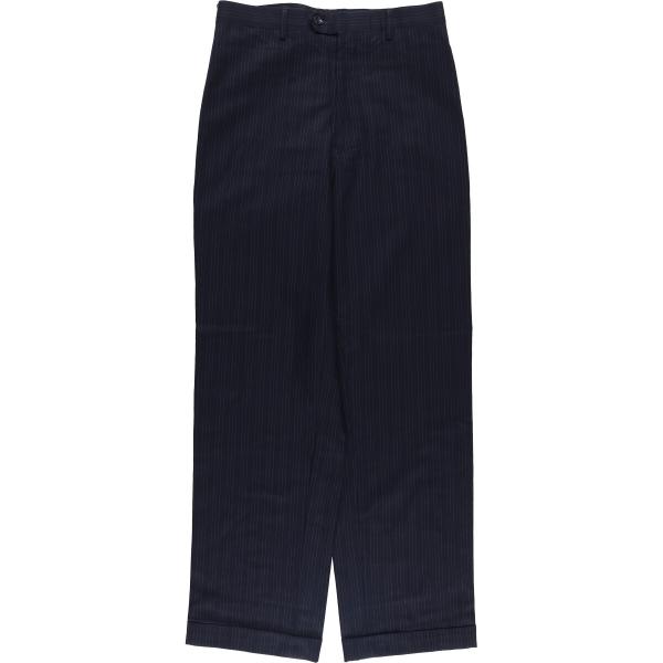 古着 カルバンクライン Calvin klein ストライプ柄 スラックスパンツ メンズw32相当 ...