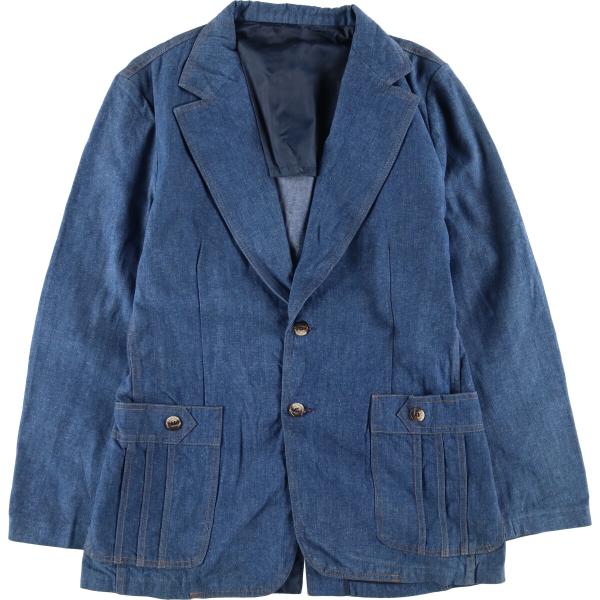 古着 70年代 リー Lee LEE SET デニムテーラードジャケット USA製 レディースL相当...