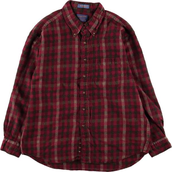 古着 00年代 ペンドルトン PENDLETON SIR PENDLETON チェック柄 ボタンダウ...