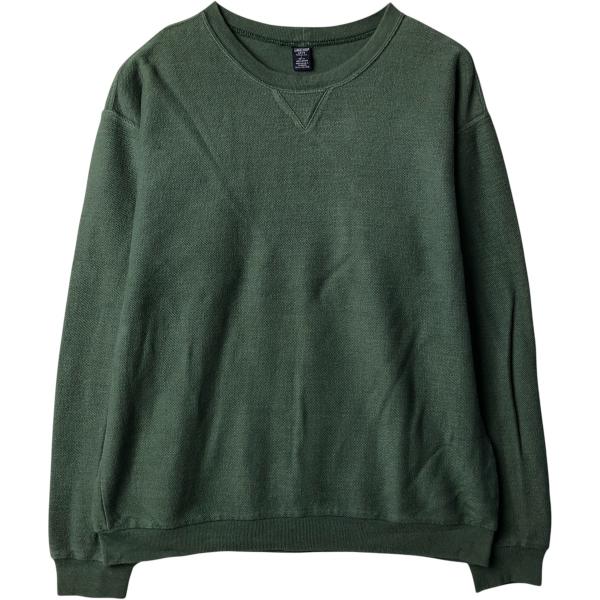 古着 80~90年代 ランズエンド LANDS' END コットンニットセーター USA製 メンズL...