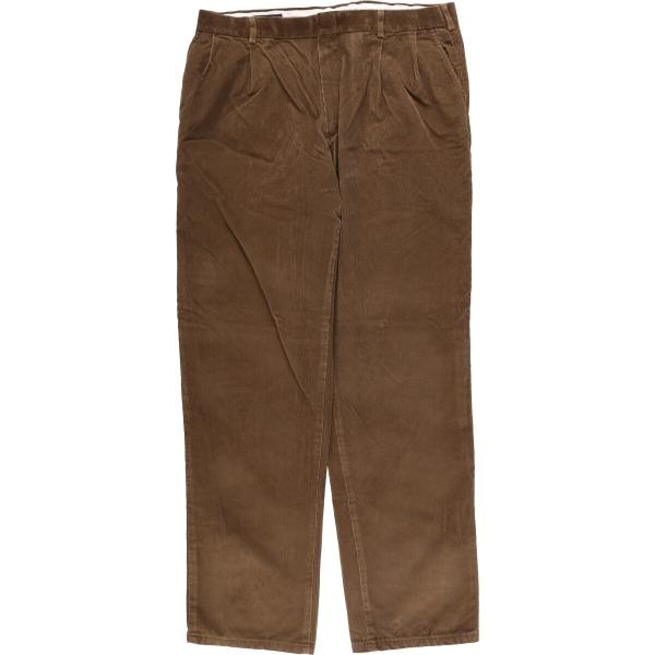 古着 ランズエンド LAND'S END ツータック コーデュロイパンツ メンズw35相当 /eaa...