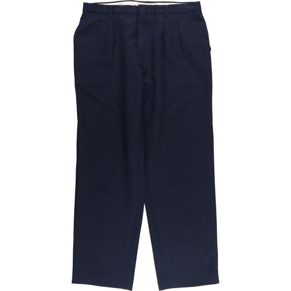 古着 80~90年代 ツータック スラックスパンツ USA製 メンズw34相当 ヴィンテージ /ea...