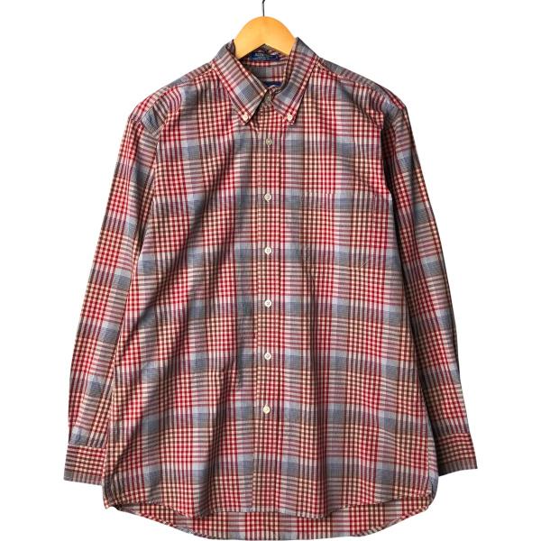 古着 ペンドルトン PENDLETON 長袖 ボタンダウンチェックシャツ メンズM相当 /eaa59...