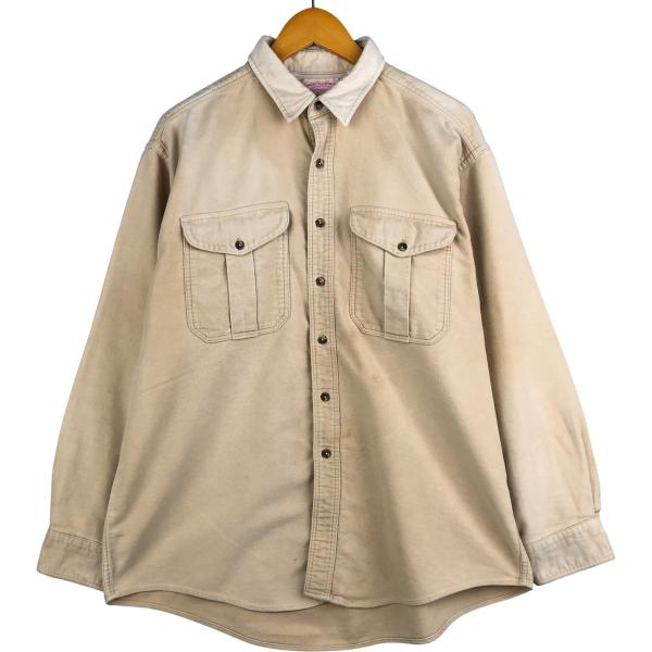 古着 90年代 フィルソン FILSON 長袖 シャモアクロスシャツ USA製 メンズXL相当 ヴィ...