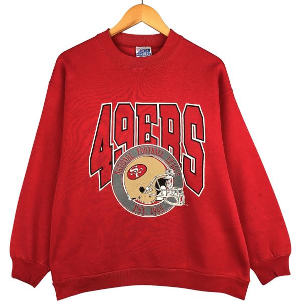 古着 90年代 TRENCH NFL SAN FRANCISCO 49ERS ロゴスウェットシャツ ...
