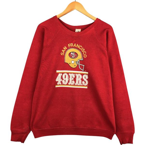 古着 80年代 FRUIT OF THE LOOM NFL SANFRANCISCO 49ERS ロ...