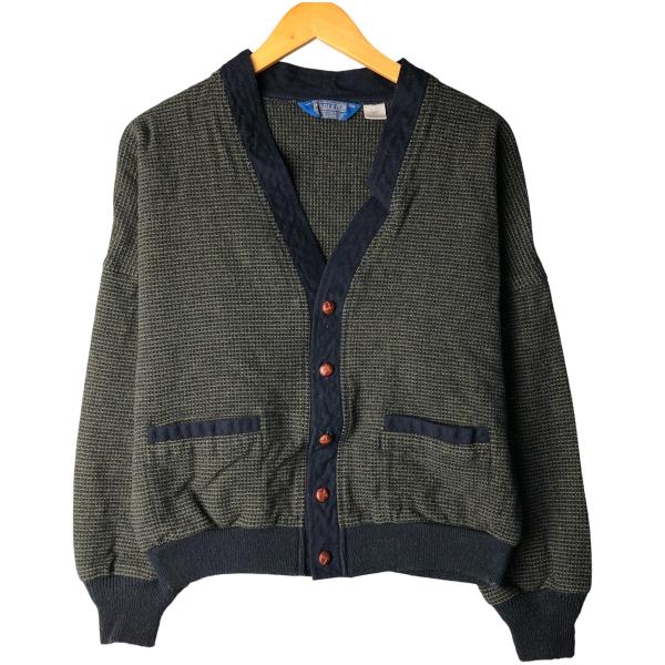 古着 ペンドルトン PENDLETON チェック柄 ウールニットカーディガン USA製 レディースL...