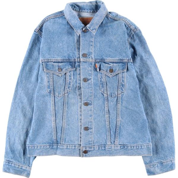 古着 リーバイス Levi&apos;s 75505-0212 オレンジタブ デニムジャケット Gジャン カナ...