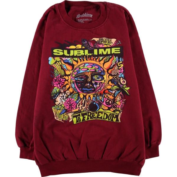 古着 SUBLIME サブライム バンド スウェットシャツ トレーナー メンズL相当 /eaa603...