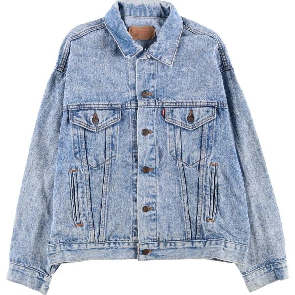 古着 80~90年代 リーバイス Levi's 70507-4813 ケミカルウォッシュ デニムジャ...